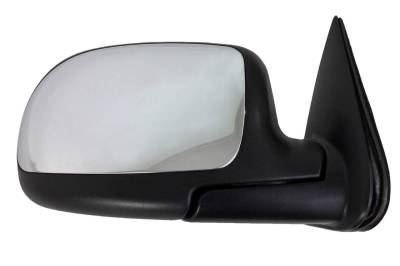 Rareelectrical - New Rh Door Mirror Compatible With Gmc 99-00 Sierra 1500 2500 Rpod48 Chrome Power W/O Heat Gm1321174 - Image 4