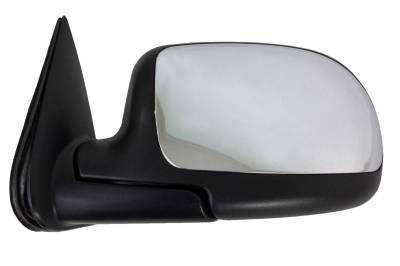 Rareelectrical - New Lh Door Mirror Compatible With Gmc 99-00 Sierra 1500 2500 Power Chrome W/O Heat Gm1320174 - Image 3