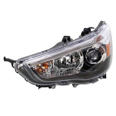 Rareelectrical - New Left Side Headlights Compatible With Mitsubishi Outlander Sport Es 2011 2012 2013 2014 2015 2016 - Image 4