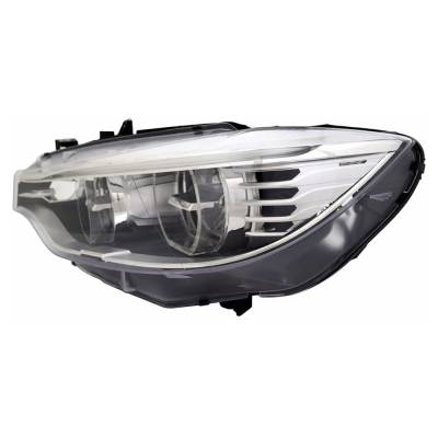 Rareelectrical - New Left Side Headlights Compatible With Bmw 428I Base Coupe Plastic Led Bulb High And Low Beam - Image 5