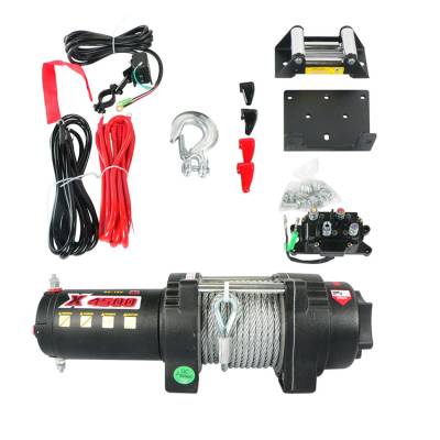 Rareelectrical - New 12V Complete 4500Lbs Winch Kit Assembly Fits Cub Cadet Honda Atv Utv Win0019 - Image 2