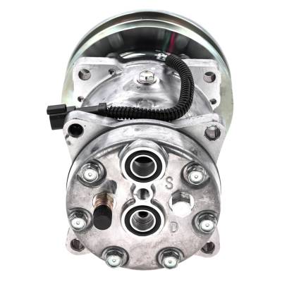 Rareelectrical - New OEM Sanden A/C Compressor Compatible With Caterpillar By Part Numbers 1065122 3E1909 618768 - Image 4