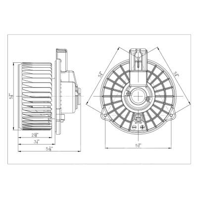 Rareelectrical - New Hvac Blower Motor Compatible With Mazda 2019-2024 By Part Numbers 700376 Bdgf61b10 - Image 6