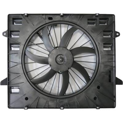 New Dual Radiator And Condenser Fan Compatible With Chevrolet Traverse L Ls Lt High Country Rs