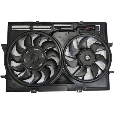 New Dual Radiator And Condenser Fan Compatible With Audi S5 Base Coupe 2-Door 4.2L V8 4163Cc 2008