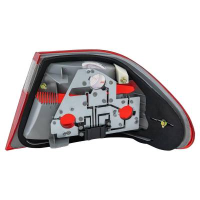 Rareelectrical - New Left Tail Lights Compatible With Mercedes-Benz E320 E430 E55 Amg 2000 2001 2002 By Part Numbers - Image 5