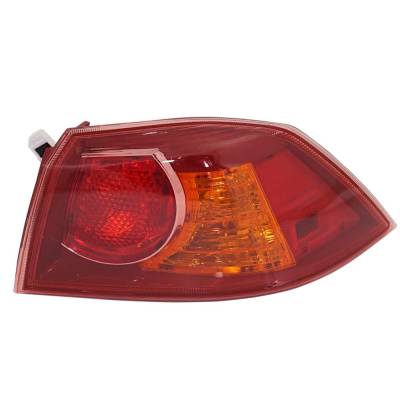 Rareelectrical - New Right Tail Lights Compatible With Mitsubishi Lancer 2.0L 2.4L 2008 2009 2010 2011 2012 2013 By - Image 1