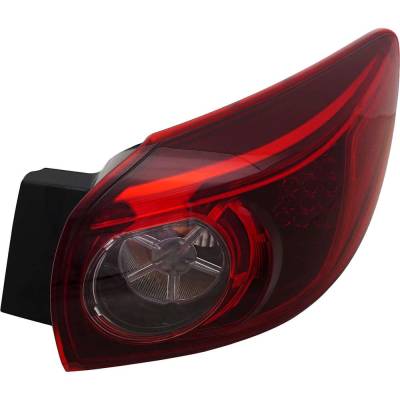 Rareelectrical - New Right Tail Lights Compatible With Mazda 3 Sport 3 2.0L 2.5L 2014 2015 2016 2017 2018 By Part - Image 1