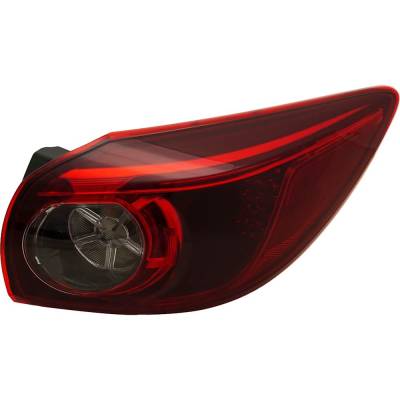 Rareelectrical - New Right Tail Lights Compatible With Mazda 3 Sport 3 2.0L 2.5L 2014 2015 2016 2017 2018 By Part - Image 2