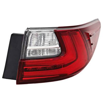 Rareelectrical - New Right Tail Lights Compatible With Lexus Es300h Es350 2.5L 3.5L 2016-2016 By Part Numbers - Image 1