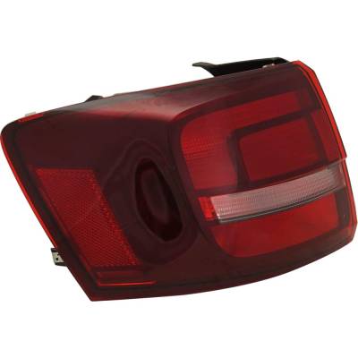 Rareelectrical - New Left Tail Lights Compatible With Volkswagen Jetta 2011 2012 2013 2014 2015 2016 2017 2018 By - Image 2