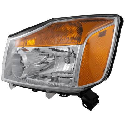Rareelectrical - New Left Headlights Compatible With Nissan Titan 5.6L 2008 2009 2010 2011 2012 2013 2014 2015 By - Image 1