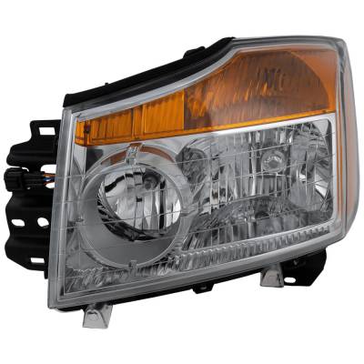 Rareelectrical - New Left Headlights Compatible With Nissan Titan 5.6L 2008 2009 2010 2011 2012 2013 2014 2015 By - Image 3