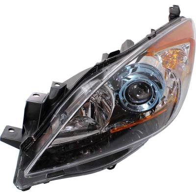 Rareelectrical - New Left Headlights Compatible With Mazda 3 Sport 3 2.0L 2.3L 2.5L 2012 2013 By Part Numbers - Image 3