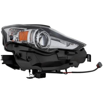 Rareelectrical - New Right Headlights Compatible With Lexus Is250 Is350 Is200t Is300 2.0L 2.5L 3.5L 2014 2015 2016 By - Image 3