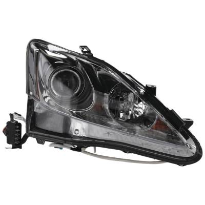Rareelectrical - New Right Headlights Compatible With Lexus Is250 Is350 2.5L 3.5L 2011 2012 2013 By Part Numbers - Image 1