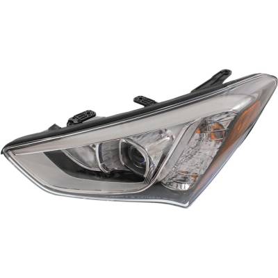 Rareelectrical - New Left Headlights Compatible With Hyundai Santa Fe Sport 2.0L 2.4L 2013 2014 2015 2016 By Part - Image 1