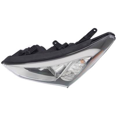 Rareelectrical - New Left Headlights Compatible With Hyundai Santa Fe Sport 2.0L 2.4L 2013 2014 2015 2016 By Part - Image 4