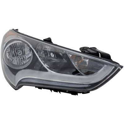 Rareelectrical - New Right Headlights Compatible With Hyundai Veloster 1.6L 2012 2013 2014 2015 2016 2017 By Part - Image 3