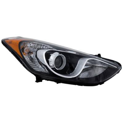Rareelectrical - New Right Headlights Compatible With Hyundai Elantra Gt 1.8L 2.0L 2013 2014 2015 2016 2017 By Part - Image 1