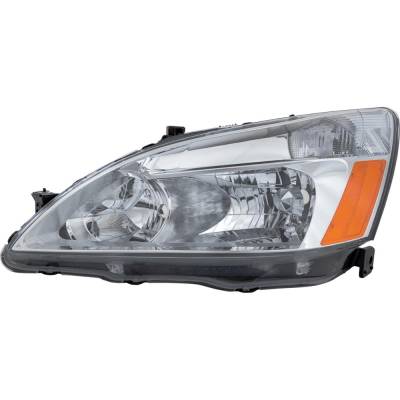 Rareelectrical - New Left Headlights Compatible With Honda Accord 2.4L 3.0L 2003 2004 2005 2006 2007 By Part Numbers - Image 2