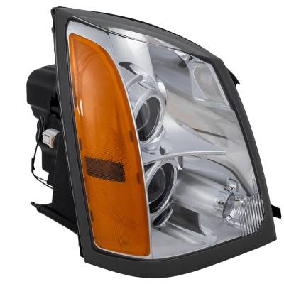 Rareelectrical - New Right Headlights Compatible With Cadillac Srx 3.6L 4.6L 2004 2005 2006 2007 2008 2009 By Part - Image 1