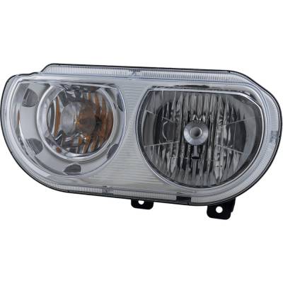 Rareelectrical - New Left Headlights Compatible With Dodge Challenger 2008 2009 2010 2011 2012 2013 2014 By Part - Image 1
