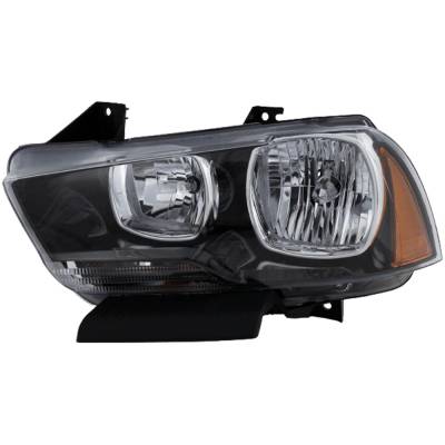 New Left Headlights Compatible With Dodge Charger 3.6L 5.7L 6.4L 2011 2012 2013 2014 By Part Numbers
