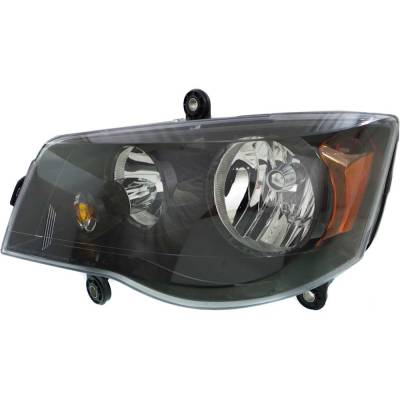 Rareelectrical - New Left Headlights Compatible With Dodge Chrysler Grand Caravan Town & Country 3.6L 2011 2012 2013 - Image 1