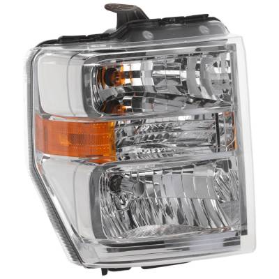 Rareelectrical - New Right Headlights Compatible With Ford E-350 Super Duty E-450 Super Duty E-150 E-250 F-650 F-750 - Image 1