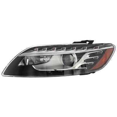New Left Headlights Compatible With Audi Q7 3.0L 3.6L 4.2L 2010 2011 2012 2013 2014 2015 By Part