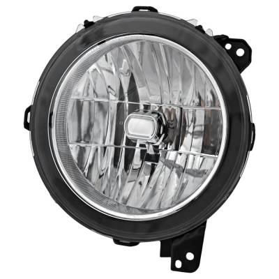 Rareelectrical - New Right Headlights Compatible With Jeep Wrangler Gladiator 2018 2019 2020 2021 2022 2023 2024 By - Image 1