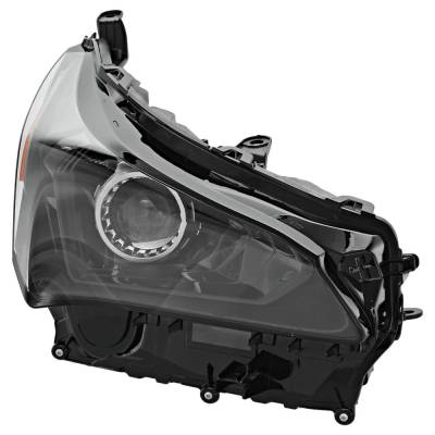Rareelectrical - New Right Headlights Compatible With Lexus Nx300 Nx300h 2.0L 2.5L 2018 2019 2020 2021 By Part - Image 2