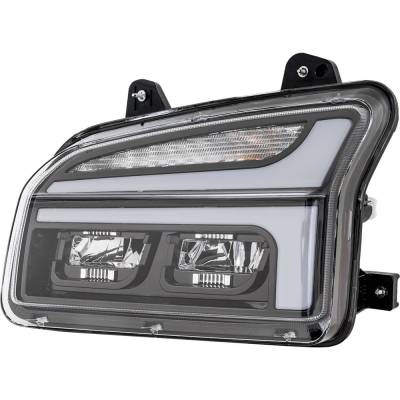 New Left Headlights Compatible With Kenworth T880 2014 2015 2016 2017 2018 2019 2020 2021 2022 By