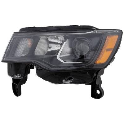 Rareelectrical - New Left Headlights Compatible With Jeep Grand Cherokee Grand Cherokee Wk 2017 2018 2019 2020 2021 - Image 2