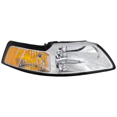 Rareelectrical - New Right Headlights Compatible With Ford Mustang 3.8L 4.6L 5.4L 1999 2000 By Part Numbers - Image 1