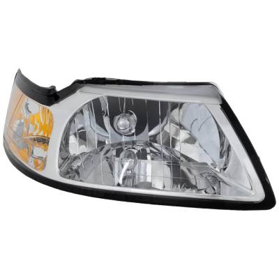 Rareelectrical - New Right Headlights Compatible With Ford Mustang 3.8L 4.6L 5.4L 1999 2000 By Part Numbers - Image 2