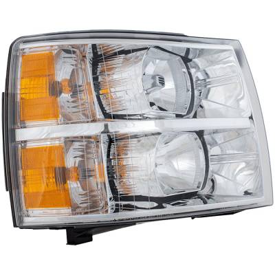 Rareelectrical - New Right Headlights Compatible With Chevrolet Silverado 1500 Silverado 2500 Hd Silverado 3500 Hd - Image 1