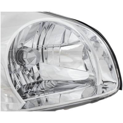 Rareelectrical - New Right Headlights Compatible With Hyundai Santa Fe 2.4L 2.7L 3.5L 2001 2002 2003 By Part Numbers - Image 4