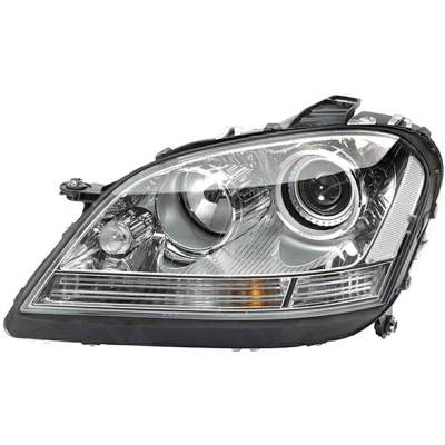 New Left Headlights Compatible With Mercedes-Benz Ml350 Ml320 Ml550 3.0L 3.5L 5.5L 2008 2009 By Part