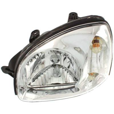 Rareelectrical - New Left Headlights Compatible With Hyundai Santa Fe 2.4L 2.7L 3.5L 2003-2003 By Part Numbers - Image 5