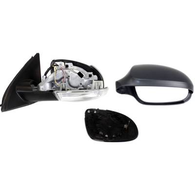 Rareelectrical - New Left Mirror Compatible With Volkswagen Passat 2.0L 3.6L 2006 2007 2008 2009 By Part Numbers - Image 5
