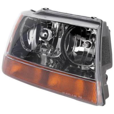 Rareelectrical - New Right Headlights Compatible With Jeep Grand Cherokee 4.0L 4.7L 1999 2000 2001 2002 2003 2004 By - Image 2