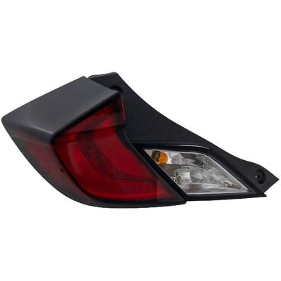 Rareelectrical - New Left Outer Tail Lights Compatibile With Honda Civic Ex Ex-L Ex-T Coupe 2-Door 2016-2020 By Part - Image 7