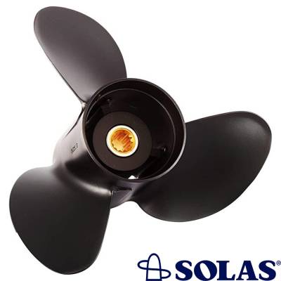 Rareelectrical - New Aluminum Propeller Compatible With Yamaha 2 Stroke 13 Spline 40 1984-2005 3311-111-14 31076 - Image 2