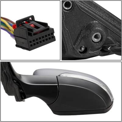 Rareelectrical - New Left Mirror Compatible With Volkswagen Passat Comfortline Sel Premium Highline Sportline - Image 5