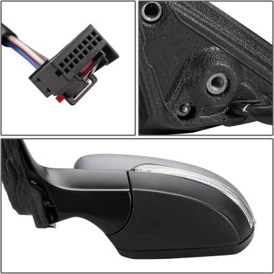 Rareelectrical - New Left Mirror Compatible With Volkswagen Passat Comfortline Tdi Cc S Base Highline Trendline Sel - Image 4