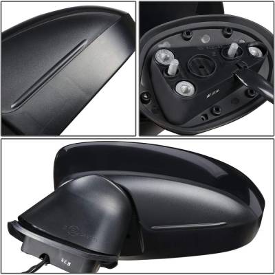 Rareelectrical - New Left Mirror Compatible With Mazda 3 Sport Gt Grand Touring Gs S Se G Gx Sedan Hatchback 4-Door - Image 4