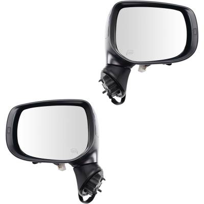 Rareelectrical - New Pair Of Mirrors Compatible With Subaru Crosstrek Limited Sport Utility 4 Door 2.0L 2018 2019 - Image 2