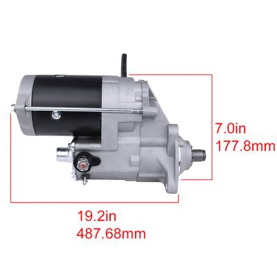 Rareelectrical - New Starter Compatible With Ford 7.3 Diesel F-Series Pickup E-Series Van 1995 1996 1997 1998 - Image 7